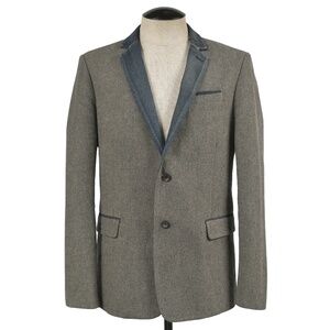 DIESEL Tweed & Denim Blazer